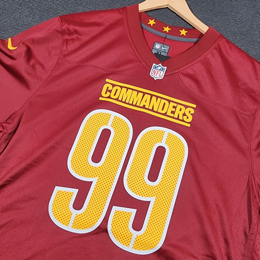 Nike Washington Commanders Jersey Men XL Burgundy Chase Young 99 NWT Game Day